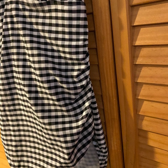 Checkered One Piece Bathing Suit - Picture 3 of 4